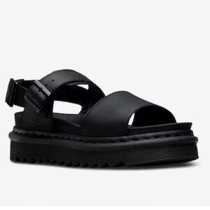 Dr. Martens Voss Platform Sandal in Black